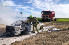 У згорілому авто на Рівненщині знайшли труп