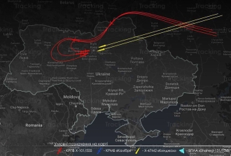Показали, як ракети через Рівненщину летіли на Київ