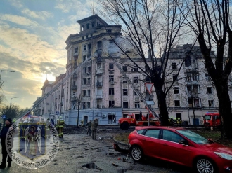 Ракетна атака на Київ – є постраждалі (ФОТО)