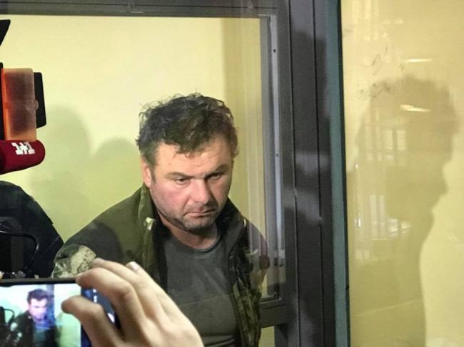 Василь Самчук у залі суду