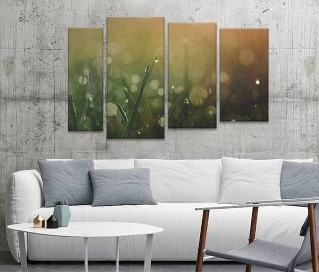 Гармонійний пейзаж в інтер'єрі залу