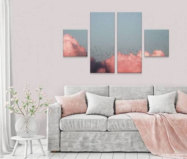 Хмари в променях заходу сонця