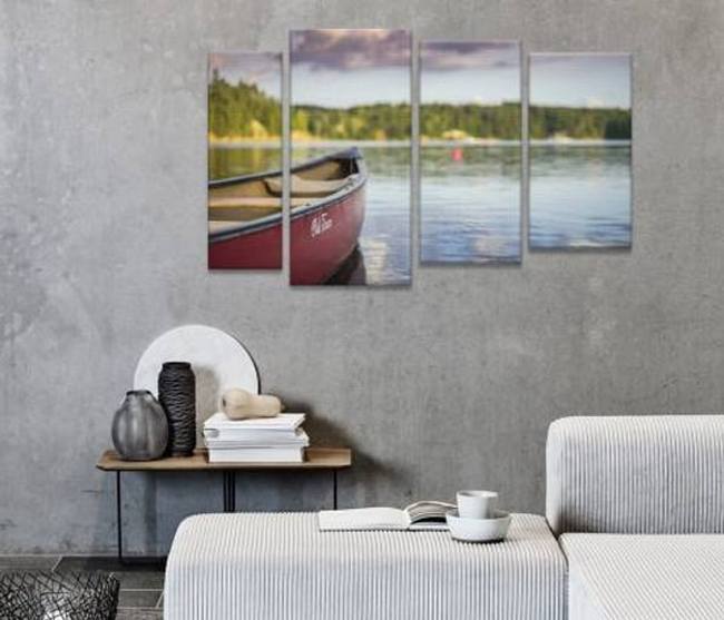 Велика мальовнича картина в інтер'єрі