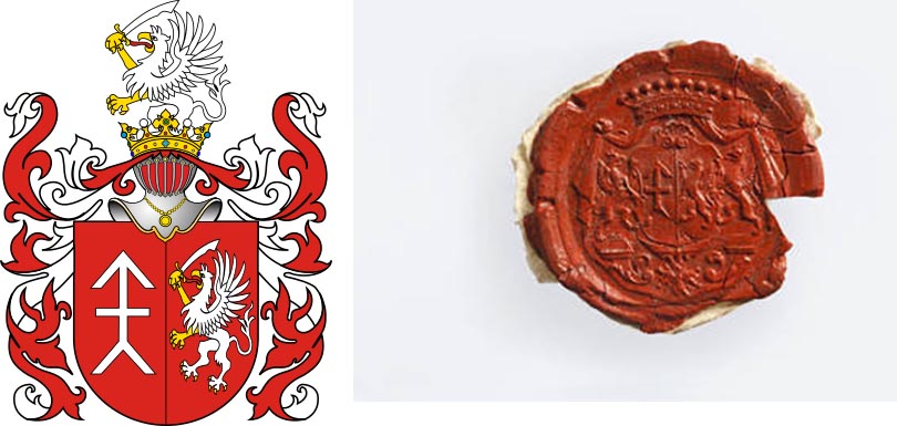 Герб і печатка роду Ходкевичів