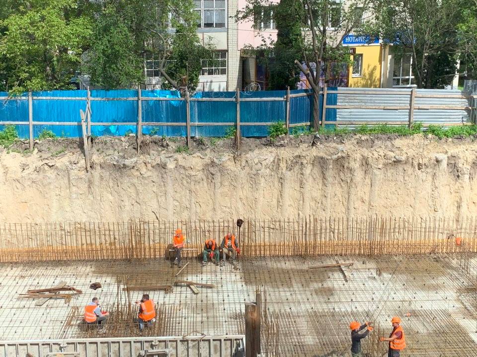 Котлован будівництва