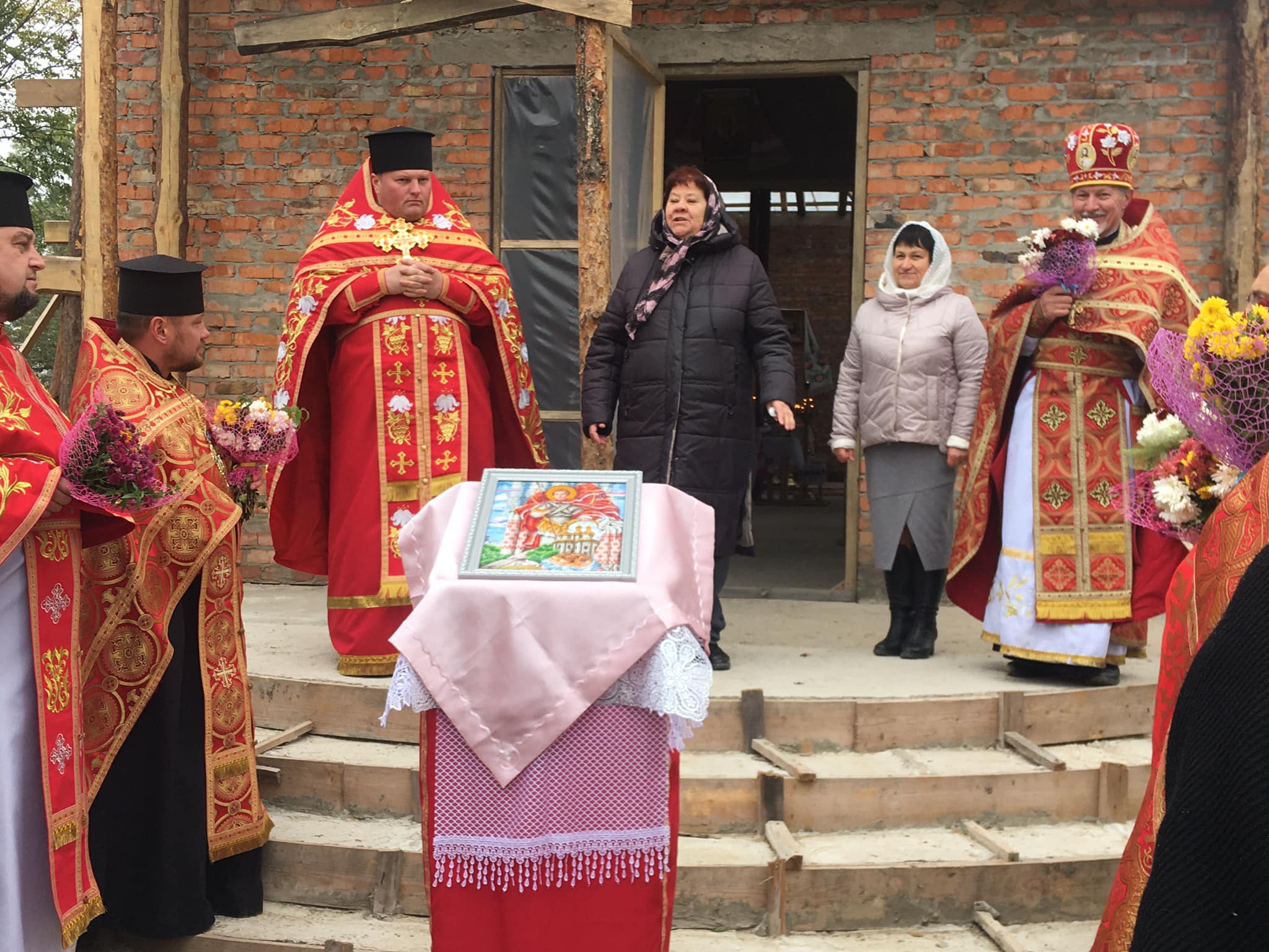 На Костопільщині відбудовують церкву, яка згоріла рік тому