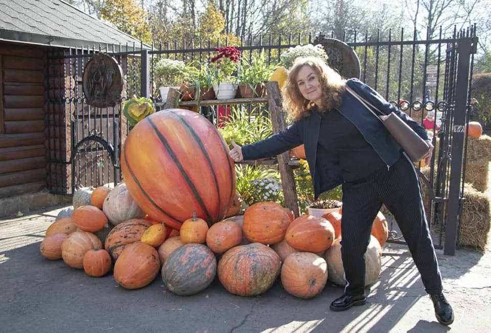 Галина Кульчинська — у зоопарку під час свята Гарбуза, яке вважає альтернативою Хелловіну