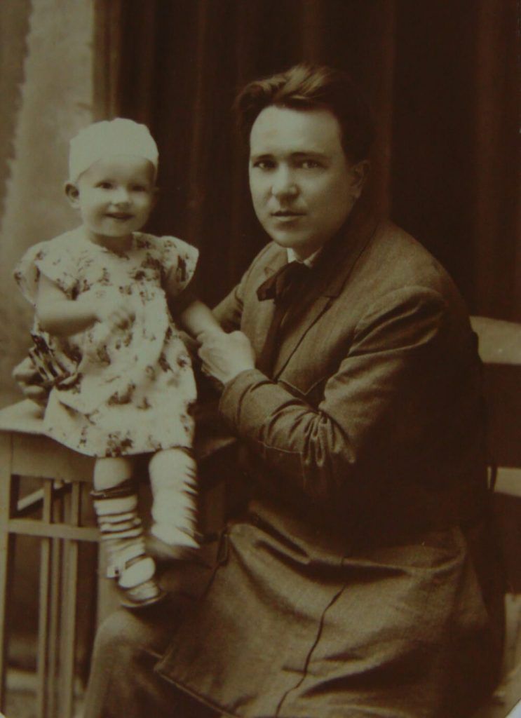 Георгій Косміаді з донечкою Надією