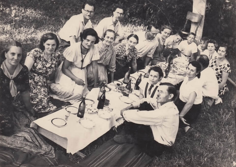Родини Бучковських Молчановських Салієнків. Дубно 1956 рік