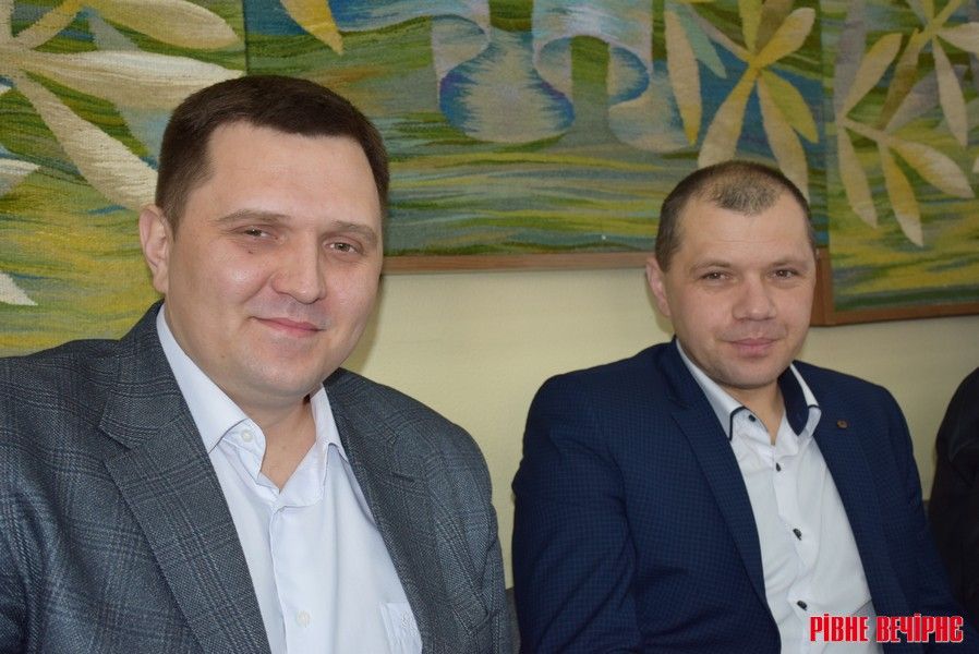 Начальник УКБ Сергій Кушнір та заступник начальника управління архітектури Василь Мельник