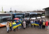 9 автобусів для дітей та вчителів Рівненщини - подарунок від німецької турфірми