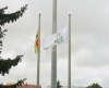 Біля військової адміністрації у Рівному замайорів сьогодні білий прапор