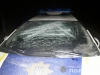 Хуліган у Гощі розбив поліцейським авто, коли вони застосували сльозогінний газ