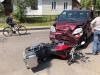 Мікроавтобус травмував у Костополі мотоцикліста 