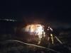 На Дубенщині вночі під час руху загорілося авто (ФОТО/ВІДЕО)