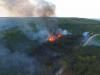 На Дубенщині вогонь охопив ліс, дим обволік увесь масив на 30 га (ФОТО)