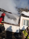На хутор Страхолин примчали пожежники, щоб врятувати там будинки від вогню