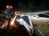 На Кореччині відбійник розрізав авто (ФОТО)