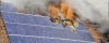На Костопільщині згоріли сонячні панелі