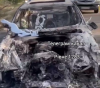 На Поліссі вщент згорів автомобіль «БМВ» (ВІДЕО)