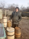 На Поліссі мешкає бондар, який вже 15 років робить цебрики (ФОТО)