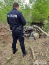 На Сарненщині поліцейські офіцери громади виявили факт незаконного видобутку бурштину