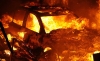 На Сарненщині вранці згоріла «Мазда»