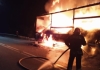 На Рівненщині спалахнула вантажівка, яка везла алкогольні напої (ВІДЕО)