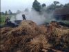 На Зарічненщині господарі втратили будівлю, 5 тонн сіна та дрова 