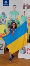 Поліцейська з міста Сарни отримала перемогу в Кубку Європи з гирьового спорту