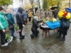 Попри дощ, громада на Поліссі провела героя (ФОТО)