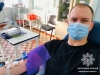 Рівненські патрульні здали кров для дітей з онкологією