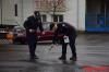 Рівненські поліцейські вимірюють глибину ям на дорогах області 