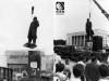 «Слава Україні! Ганьба КПСС!»: як демонтували Леніна з майдану в центрі Рівного (ВІДЕО)