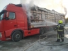У Корці гасили вантажівку, в якій загорілося деревне вугілля