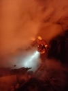 У Прикордонному була вночі  жахлива пожежа