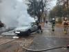 У Рівному – ДТП: дві машини загорілися (ФОТО)