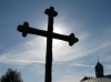У селі на Рівненщині згорів придорожній хрест