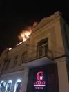 У центрі Рівного горить будівля кафе «Гранат»