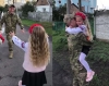 Військовий зі Здолбунова зробив сюрприз на День народження доньки (ВІДЕО)