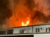 Вогонь до неба, який гасили 50 рятувальників. На Дубенщині палала пекарня (ФОТО, ВІДЕО)