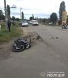 «Вольво» підбив «Ліфан», мотоцикліста забрала «швидка» 