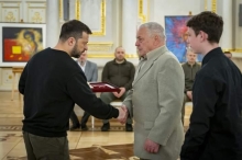 Батьку Ангела з Рівного президент вручив нагороду сина - Героя України