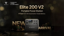 BLUETTI презентує Elite 200 V2 – портативну електростанцію з понад 17-річним терміном служби