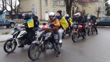 Мотоциклісти на Поліссі збирали гроші на дрони (ВІДЕО)
