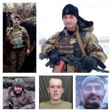 На Рівненщині провели в останню дорогу п’ятьох мужніх захисників України