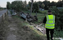 На Сарненщині авто вилетіло з дороги та перекинулося – водій загинув