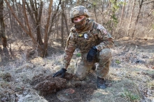 Рівненський сапер розповів, як встановлює «вибухові» пастки для росіян