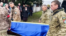 Рівненського Героя Миколу Гомонця поховали у рідному селі (ВІДЕО)
