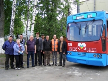 У Рівному пофарбували тролейбус, щоб подякувати Польщі
